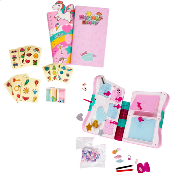 Секретний щоденник на замку Lean Toys з аксесуарами Рожевий 19 x 17 x 4 см (5905991057321) - зображення 4