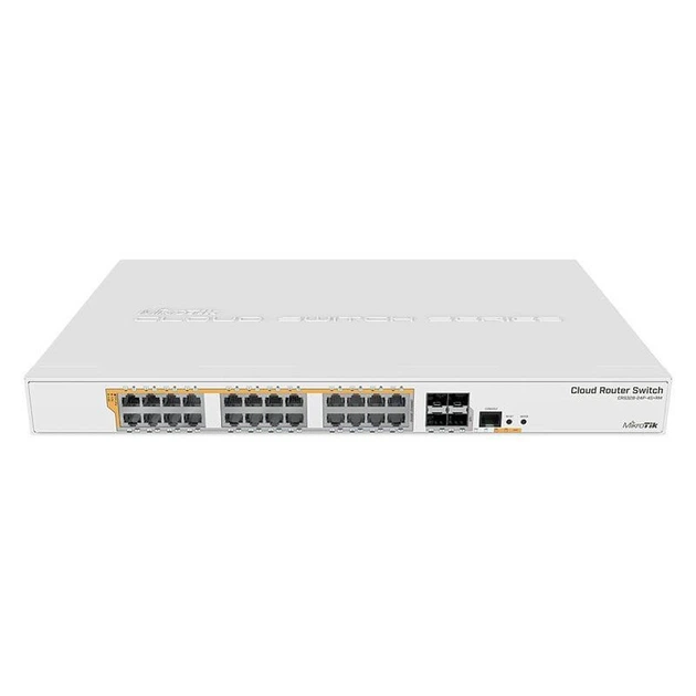 Комутатор MikroTik CRS328-24P-4S+RM (24x1G PoE+, 4xSFP+, 450W max, L3) ( керований ) 22518 - зображення 5