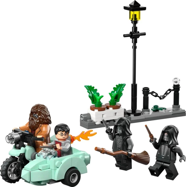 Конструктор LEGO Harry Potter Хагрид и Гарри: Побег с Тисовой улицы 124 детали (76459) - изображение 4