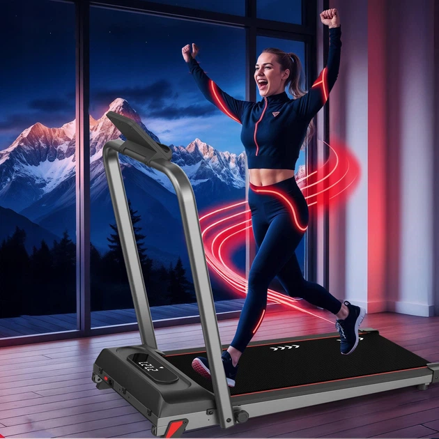 Электрическая беговая дорожка P100 Stride, 10 км/ч, Walking Pad под стол, 100 кг, с углом наклона 7% - Фото 5 Электрическая беговая дорожка P100 Stride, 10 км/ч, Walking Pad под стол, 100 кг, с углом наклона 7% - изображение 5