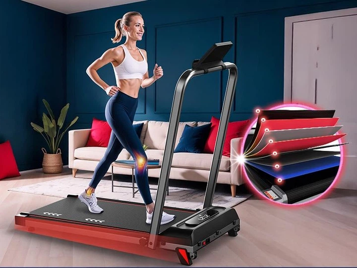Электрическая беговая дорожка P100 Stride, 10 км/ч, Walking Pad под стол, 100 кг, с углом наклона 7% - Фото 11 Электрическая беговая дорожка P100 Stride, 10 км/ч, Walking Pad под стол, 100 кг, с углом наклона 7% - изображение 11