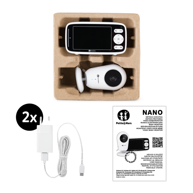 Niania elektroniczna Petite&Mars NANO 4.0 (8596202016649) - obraz 6
