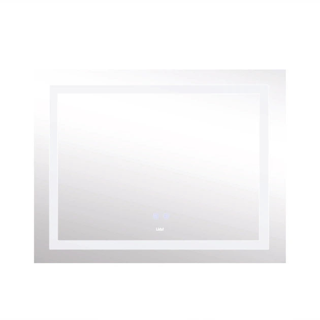 Дзеркало Lidz Kubis (KU1) 1200х800 з LED-підсвічуванням Touch, з антизапітнінням, з диммером, рег. яскравості LDKUB120080049008 - зображення 4