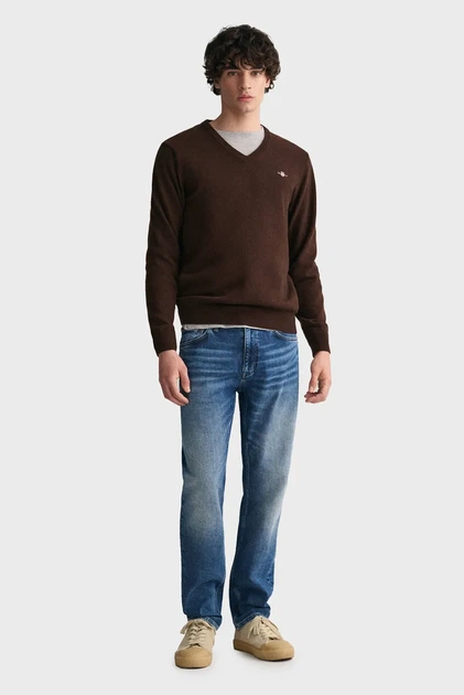 Чоловічі сині джинси SLIM Gant 34-32 1000260 - изображение 2
