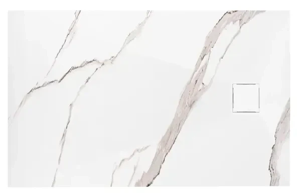 Душовий піддон REA MAGNUM 80x100 CARRARA WHITE - изображение 2