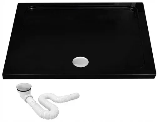 Душовий піддон REA SAVOY 80x100 BLACK - изображение 2