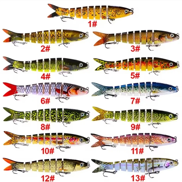 Воблер составной свимбейт ANFS Swimbait Minnow 13.5 см 19 г тонущий HS067C - Фото 3 Воблер составной свимбейт ANFS Swimbait Minnow 13.5 см 19 г тонущий HS067C - изображение 3
