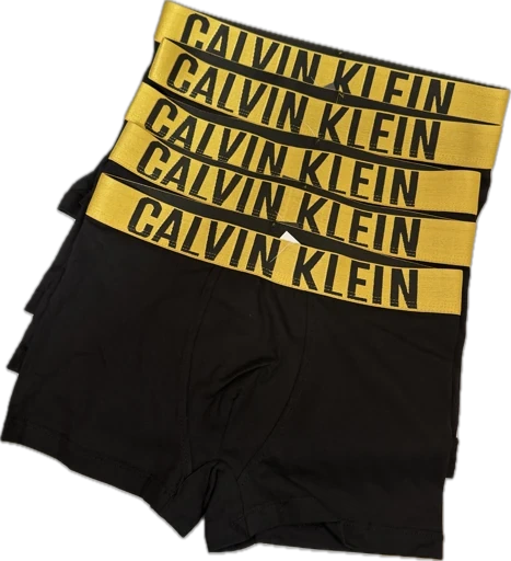 Чоловічі труси боксери Calvin Klein Gold набір 5 шт. L - Фото 4 Чоловічі труси боксери Calvin Klein Gold набір 5 шт. L - изображение 4