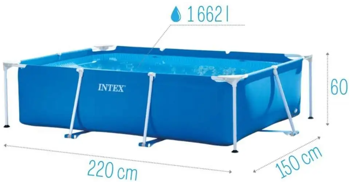 Каркасный бассейн Intex 28270 (220 х 150 х 60 см) - изображение 2