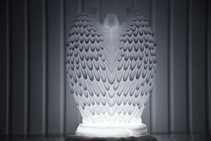 Светильник Ангел-хранитель 3D, ночник LED 3W, декоративная лампа, USB подсветка - изображение 3