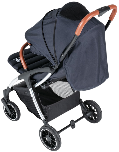 Wózek spacerowy Petite&Mars Cross Anthracite Blue (8596202001263) - obraz 3