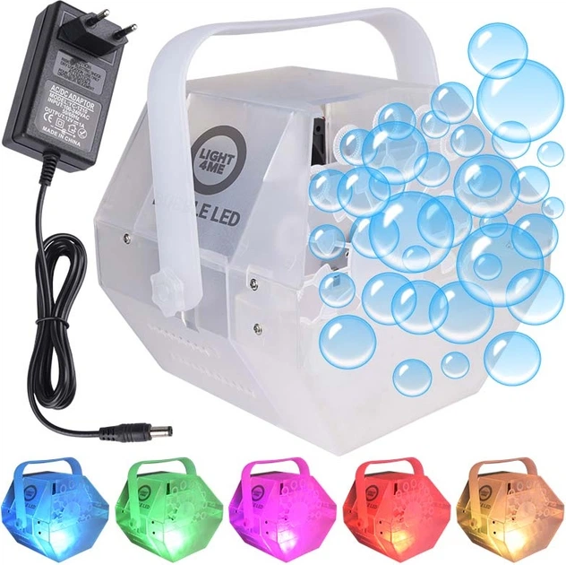 Wytwornica baniek mydlanych Light4Me BUBBLE LED (5908249800243) - obraz 4