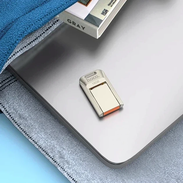 Флеш-накопитель USB 3.0 Type-C 16GB Hoco UD17 металл для ноутбуков и смартфонов - Фото 4 Флеш-накопитель USB 3.0 Type-C 16GB Hoco UD17 металл для ноутбуков и смартфонов - изображение 4