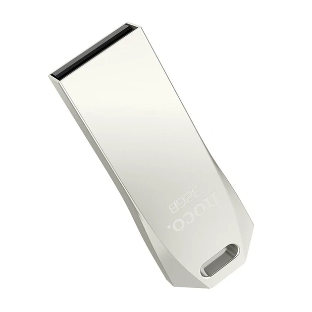 Флеш-накопитель Hoco UD4 128GB USB 2.0 металлический влагозащищенный ударостойкий для хранения данных - изображение 3