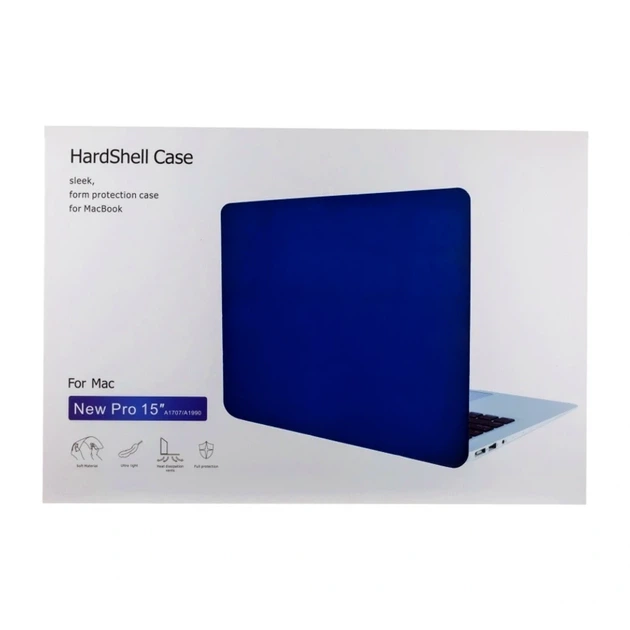 Чехол HardShell для MacBook 15.4 Pro накладка из пластика с защитой от повреждений для надежной безопасности устройства - изображение 2