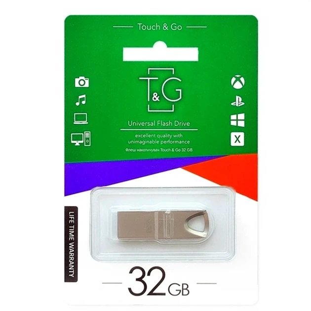 USB флешка T&G 32GB металлическая для хранения данных и переноса информации между устройствами - Фото 2 USB флешка T&G 32GB металлическая для хранения данных и переноса информации между устройствами - изображение 2