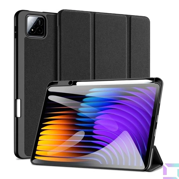 Чохол Dux Ducis Domo для Xiaomi Pad 7 7 Pro з підставкою та захистом від ударів чорний - зображення 3