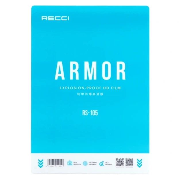 Гідро-гель плівка Recci Tablet HD 3A RS-105 для смартфонів та планшетів захисна глянсова прозора плівка 25 шт - Фото 1 Гідро-гель плівка Recci Tablet HD 3A RS-105 для смартфонів та планшетів захисна глянсова прозора плівка 25 шт - зображення 1