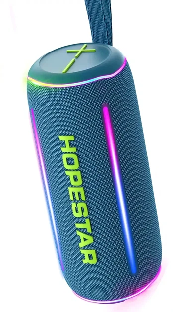 Портативна колонка Bluetooth 40 Вт 244x105x105 мм AUX IPX6 синій Hopestar P58 - Фото 3 Портативна колонка Bluetooth 40 Вт 244x105x105 мм AUX IPX6 синій Hopestar P58 - зображення 3