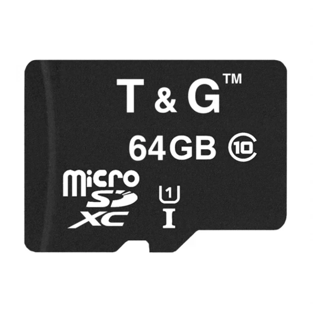 Карта памяти T&G MicroSDXC 64GB UHS-1 для смартфонов и камер высокая скорость записи и чтения 100 МБс - Фото 3 Карта памяти T&G MicroSDXC 64GB UHS-1 для смартфонов и камер высокая скорость записи и чтения 100 МБс - изображение 3
