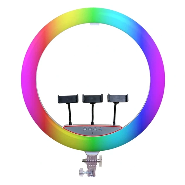 Лампа OEM RGB Crystal 3D для смартфонів і камер із дистанційним керуванням регулюванням яскравості та зміною режиму - Фото 1 Лампа OEM RGB Crystal 3D для смартфонів і камер із дистанційним керуванням регулюванням яскравості та зміною режиму - зображення 1