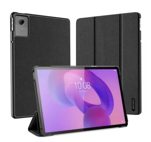 Чехол Dux Ducis Domo для Lenovo Tab K11 Plus 11.5 дюйма защитный чехол-книжка из PU и PC с функцией подставки черный - изображение 4