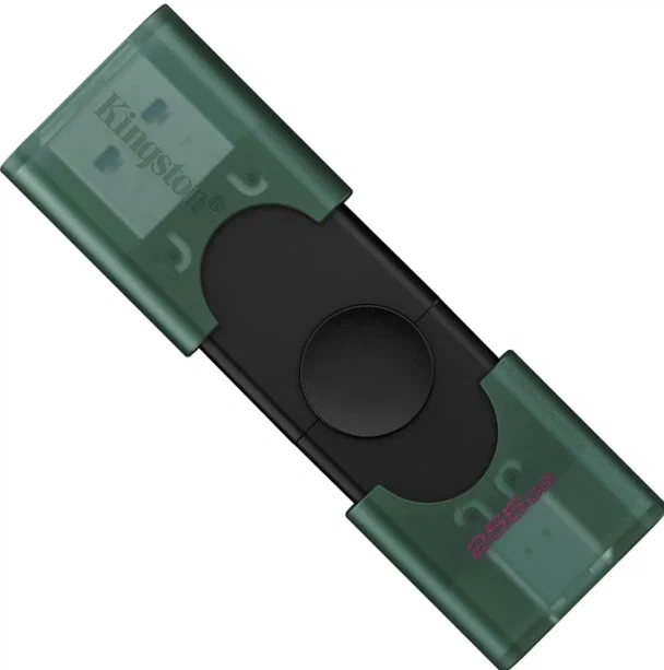 USB флешка Kingston DT DuoG2 256GB для хранения данных с разъемами USB-A и USB-C высокая скорость передачи - Фото 3 USB флешка Kingston DT DuoG2 256GB для хранения данных с разъемами USB-A и USB-C высокая скорость передачи - изображение 3