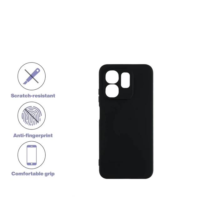 Чехол силиконовый Full Camera для Motorola Edge 40 Pro защита камеры TPU черный - изображение 7