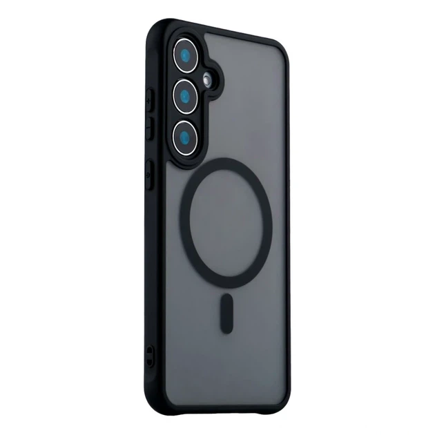 Чехол противоударный TPU+PC с MagSafe для Samsung Galaxy S26 5G защита камеры черный - изображение 4