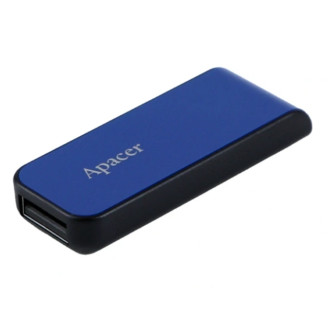 USB флешка Apacer AH334 32GB синий компактный накопитель для хранения данных документов и мультимедиа - Фото 3 USB флешка Apacer AH334 32GB синий компактный накопитель для хранения данных документов и мультимедиа - изображение 3