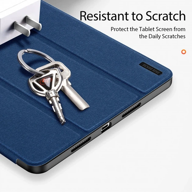 Чехол Dux Ducis Domo для Xiaomi Pad 7 7 Pro защитный аксессуар с подставкой и авто пробуждением синий - Фото 4 Чехол Dux Ducis Domo для Xiaomi Pad 7 7 Pro защитный аксессуар с подставкой и авто пробуждением синий - изображение 4