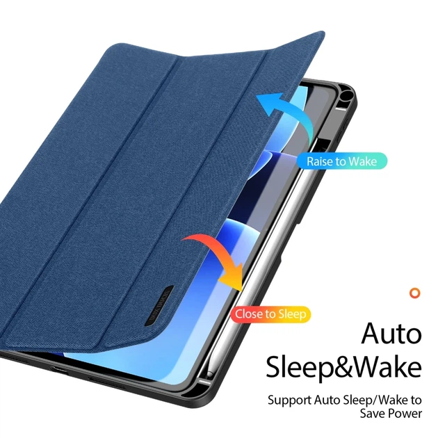 Чехол Dux Ducis Domo для Xiaomi Pad 7 7 Pro защитный аксессуар с подставкой и авто пробуждением синий - Фото 5 Чехол Dux Ducis Domo для Xiaomi Pad 7 7 Pro защитный аксессуар с подставкой и авто пробуждением синий - изображение 5