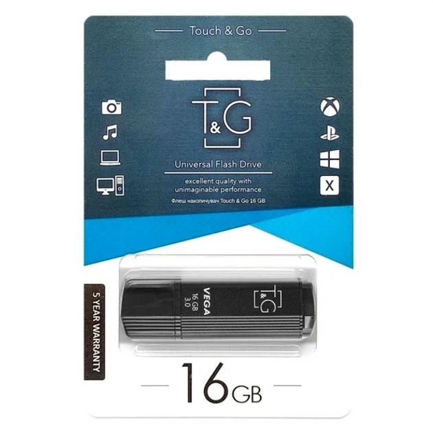 USB флешка T&G 16GB для хранения данных компактный накопитель с USB 2.0 черный - Фото 2 USB флешка T&G 16GB для хранения данных компактный накопитель с USB 2.0 черный - изображение 2
