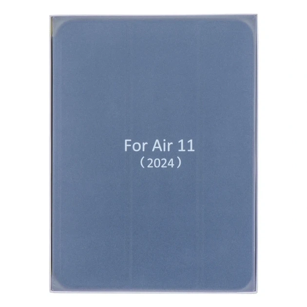 Чохол Smart Case для iPad Air 11" 2025 10.9" 2024 2022 2020 з TPU та шкірозамінника захисний синій чохол-книжка - зображення 3