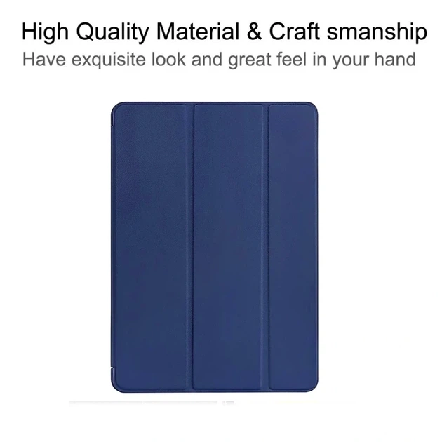 Чохол Smart Case для iPad Air 11" 2025 10.9" 2024 2022 2020 з TPU та шкірозамінника захисний синій чохол-книжка - зображення 8