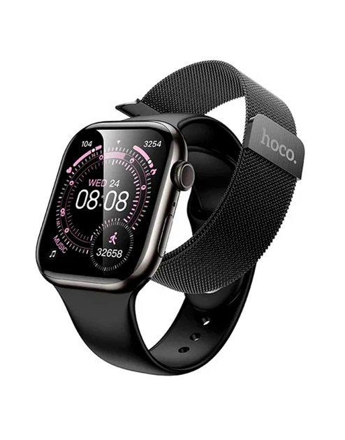 Смарт часы Hoco Y42 для фитнеса и здоровья с Bluetooth для звонков и мониторинга активности - Фото 5 Смарт часы Hoco Y42 для фитнеса и здоровья с Bluetooth для звонков и мониторинга активности - изображение 5