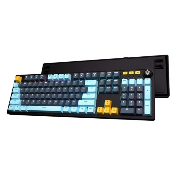 Ігрова клавіатура Fantech ATOM107S MK893S MIZU механічна з RGB підсвічуванням для геймерів з Blue Switch - зображення 5