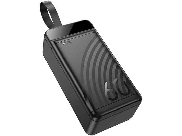 Power Bank Hoco J123C 60000 мАг з 6 USB портами та LED-дисплеєм для швидкої зарядки смартфонів та планшетів - зображення 4