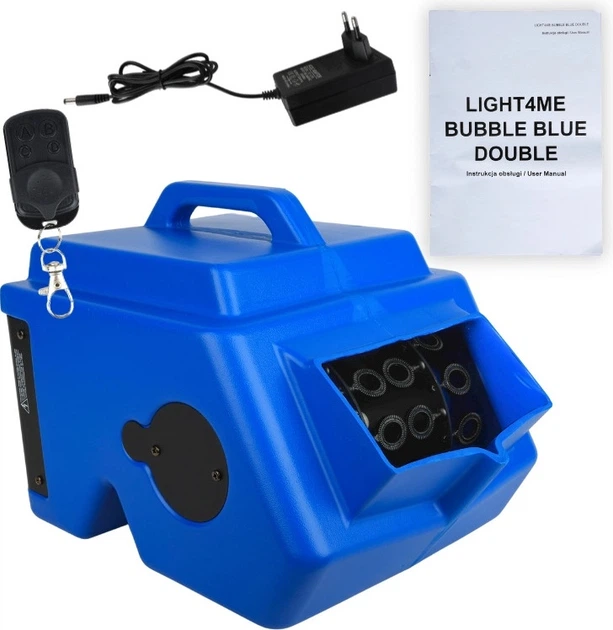 Wytwornica baniek mydlanych Light4Me BUBBLE BLUE DOUBLE (5908249822351) - obraz 9