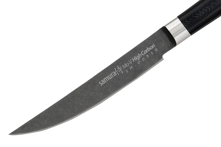 Кухонний ніж Samura Mo-V для стейка 120 мм Stonewash (SM-0031B) - зображення 5
