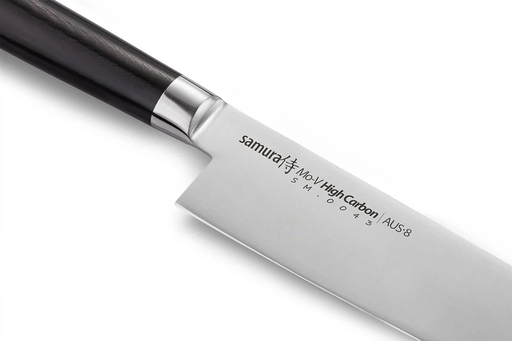 Нож кухонный овощной Накири 167 мм Samura Mo-V (SM-0043) - изображение 4