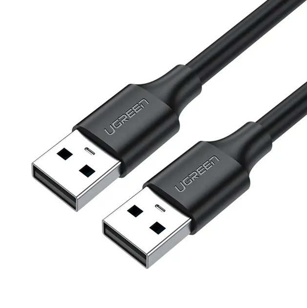 Кабель UGREEN USB 2.0 A Male to A Male Cable 2m (Black) (UGR-10311) - Фото 2 Кабель UGREEN USB 2.0 A Male to A Male Cable 2m (Black) (UGR-10311) - изображение 2