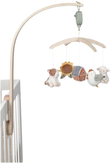 Karuzela na łóżeczko Little Dutch Little Farm (LD8818) (8713295030055) - obraz 3