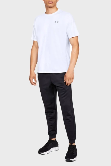 Чоловіча біла футболка UA Tech 2.0 SS Tee-WHT Under Armour XS 1326413-100 - изображение 3