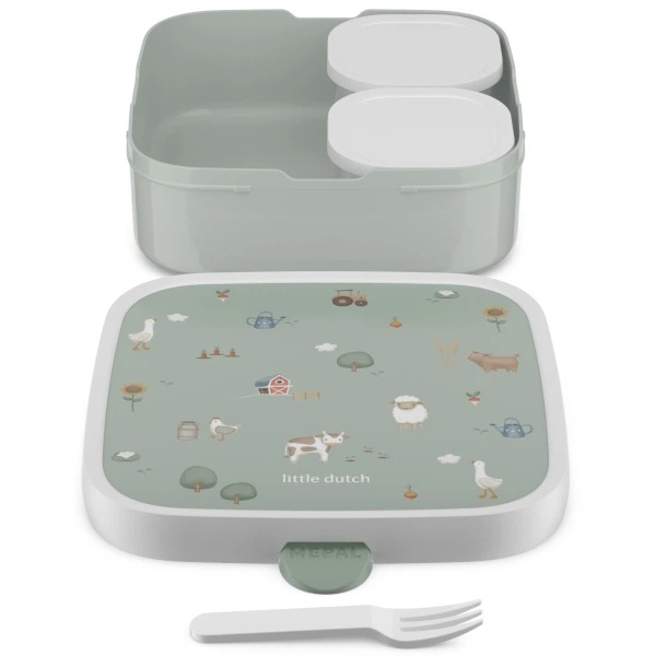 Контейнер для їжі Mepal Bento Campus Forest Friends Зелений (8720294055709) - зображення 2