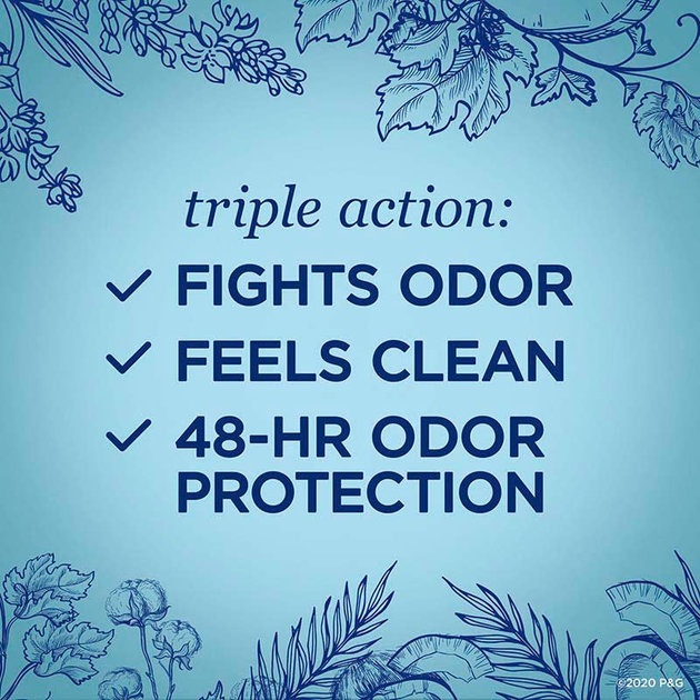Дезодорант-антиперспирант Secret Fresh Invisible Solid Narturing Cotton 68гр (037000801009) - изображение 4
