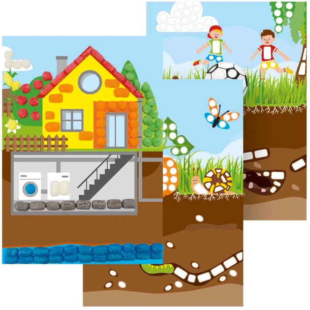 Zestaw kreatywny Playmais Eduline Above & Below 160922.10 (4041077011953) - obraz 2