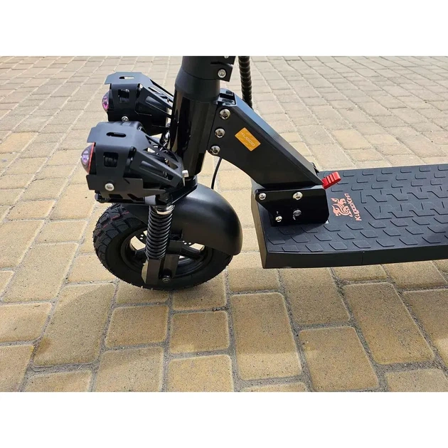 Электросамокат Kugoo Kirin M4 Pro Plus 1000W 18Ah (Модель 2025) — Черный | До 45 км/ч, запас хода 50 км, 3 фары, складной внедорожный - изображение 3