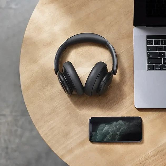 Навушники з активним шумодавом Anker Soundcore Life Q30 Black швидке заряджання + кейс - Фото 5 Навушники з активним шумодавом Anker Soundcore Life Q30 Black швидке заряджання + кейс - зображення 5