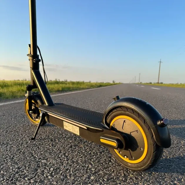 Электросамокат Kugoo G30 Pro Max 600W 18Ah (Модель 2026) с передним амортизатором — Черный |Круиз-контроль, До 45 км хода, нагрузка 140 кг - Фото 5 Электросамокат Kugoo G30 Pro Max 600W 18Ah (Модель 2026) с передним амортизатором — Черный |Круиз-контроль, До 45 км хода, нагрузка 140 кг - изображение 5